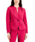 Фото #4 товара Single-Button Blazer and Slim-Fit Pantsuit, Regular and Petite Sizes