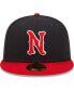 Фото #3 товара Men's Navy Nashville Sounds Authentic Collection Road 59FIFTY Fitted Hat