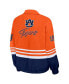 Фото #3 товара Women's Orange Distressed Auburn Tigers Vintage-Like Throwback Windbreaker Full-Zip Jacket