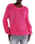 Фото #1 товара Nic+Zoe Plus Crafted Cables Sweater Women's Pink 2X