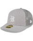 Фото #2 товара Men's Gray Detroit Tigers 2023 On-Field Batting Practice Low Profile 59FIFTY Fitted Hat
