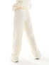 Фото #7 товара Vero Moda textured jersey trouser co-ord in cream