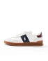 Polo Ralph Lauren Heritage Aera trainer with gumsole in white and navy