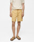 Men's Drawstring Detail Cotton Shorts