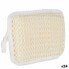 Body Sponge White Beige 11 x 16,5 x 3 cm (24 Units)