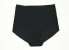 Nancy Ganz 268895 Women's High Waisted Bikini Brief Black Underwear Size S