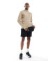 Nike Running Trail 1/2 zip sweatshirt in beige