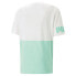 Фото #2 товара Puma Power Colorblock Logo Crew Neck Short Sleeve T-Shirt Mens Green Casual Tops