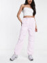 Фото #4 товара Pimkie parachute cargo trousers in pink