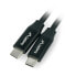 Фото #1 товара USB C - USB C 2.0 cable Lanberg black premium QC 4.0 PD 0,5m