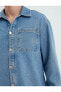 Фото #45 товара Oversize Kot Ceket Gömlek Yaka Cep Detaylı