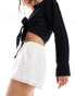 Cotton On bloomer shorts in textured knit with lace trim