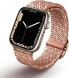 Фото #1 товара Uniq Pasek UNIQ Aspen Apple Watch 4/5/6/7/SE 40/41mm Braided DE różowy/citrus pink