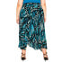 Plus Size Sabrina Print Skirt