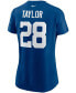 ფოტო #2 პროდუქტის Women's Jonathan Taylor Royal Indianapolis Colts Name Number T-shirt