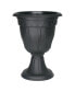 Фото #1 товара Plastic Tall Azura Urn Planter Black 20 inch height