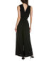 Max Studio Textured Woven V-Neck Jumpsuit Women's