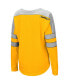 ფოტო #3 პროდუქტის Women's Gold Iowa Hawkeyes Trey Dolman Long Sleeve T-shirt