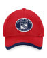 ფოტო #4 პროდუქტის Men's Red New York Rangers Fundamental Adjustable Hat