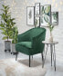 Фото #15 товара 31" Steel, Polyester Ranier Boho Chic Accent Chair