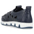 Фото #6 товара Leather openwork shoes Rieker W RKR652, navy blue