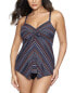 Фото #1 товара Miraclesuit Shimmer Links Love Knot Tankini Women's