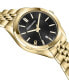ფოტო #3 პროდუქტის Salvatore Men's Swiss Classic Gold Ion-Plated Stainless Steel Bracelet Watch 42mm