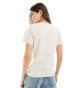 Wrangler front logo t-shirt in cream