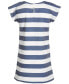 Little Girls Striped Embroidered Dress