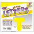 Фото #2 товара TREND Yellow 4" Casual Uppercase Ready Letters, 6 Packs