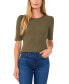 ფოტო #2 პროდუქტის Women's Puff-Sleeve Fitted Top