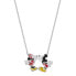 Фото #1 товара Beautiful silver necklace Mickey and Minnie Mouse NS00030SL-157.CS
