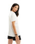 Фото #6 товара Calvin Klein unisex Jeans small center boxo t-shirt in white