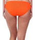 Seafolly Orange Goddess Pleated Hipster Pant Solid Bikini Bottom Swimwear Size 8