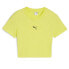 Puma Dare To Baby Logo Crew Neck Short Sleeve T-Shirt Womens Green Casual Tops 6