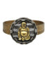 ფოტო #1 პროდუქტის by 1928 Matte 14 K Gold Dipped Hinged Bracelet