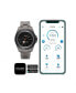 ფოტო #7 პროდუქტის Connected Men's Hybrid Smartwatch Fitness Tracker: Gray Case with Gray Acrylic Strap 42mm