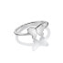 Charming silver ring with a butterfly Flutter DR254