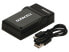Фото #3 товара Зарядное устройство для батарей Duracell Panasonic DMW-BLE9 BLG10 BLH7E черное для фотокамер - USB - 5V