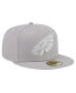 Фото #4 товара Men's Gray Philadelphia Eagles Color Pack 59FIFTY Fitted Hat