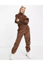 Фото #2 товара Толстовка женская Nike Sportswear Air Cord Fleece коричневая с высокой посадкой