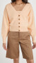 A.L.C 289207 Women's Peters Ii Button-front Cardigan In Apricot Size L