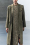 Фото #6 товара Классическое пальто из 100% льна tie-dye — zw collection ZARA