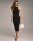 ფოტო #3 პროდუქტის Women's Sleeveless Ruched Jersey Dress