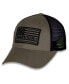 Фото #2 товара Men's Olive, Black Kevin Harvick Tonal Flag Snapback Adjustable Hat