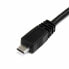 USB 2.0 A to Micro USB B Cable Startech USB2HAUBY3 Black
