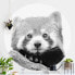 Фото #2 товара Roter Panda in Schwarz-weiß