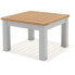 Фото #1 товара CHILLVERT Bergamo Aluminium And FSC Eucalyptus Side Table 46.10x46.10x32.50 cm