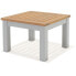 CHILLVERT Bergamo Aluminium And FSC Eucalyptus Side Table 46.10x46.10x32.50 cm