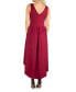 Фото #2 товара Women's Sleeveless Fit and Flare High Low Dress